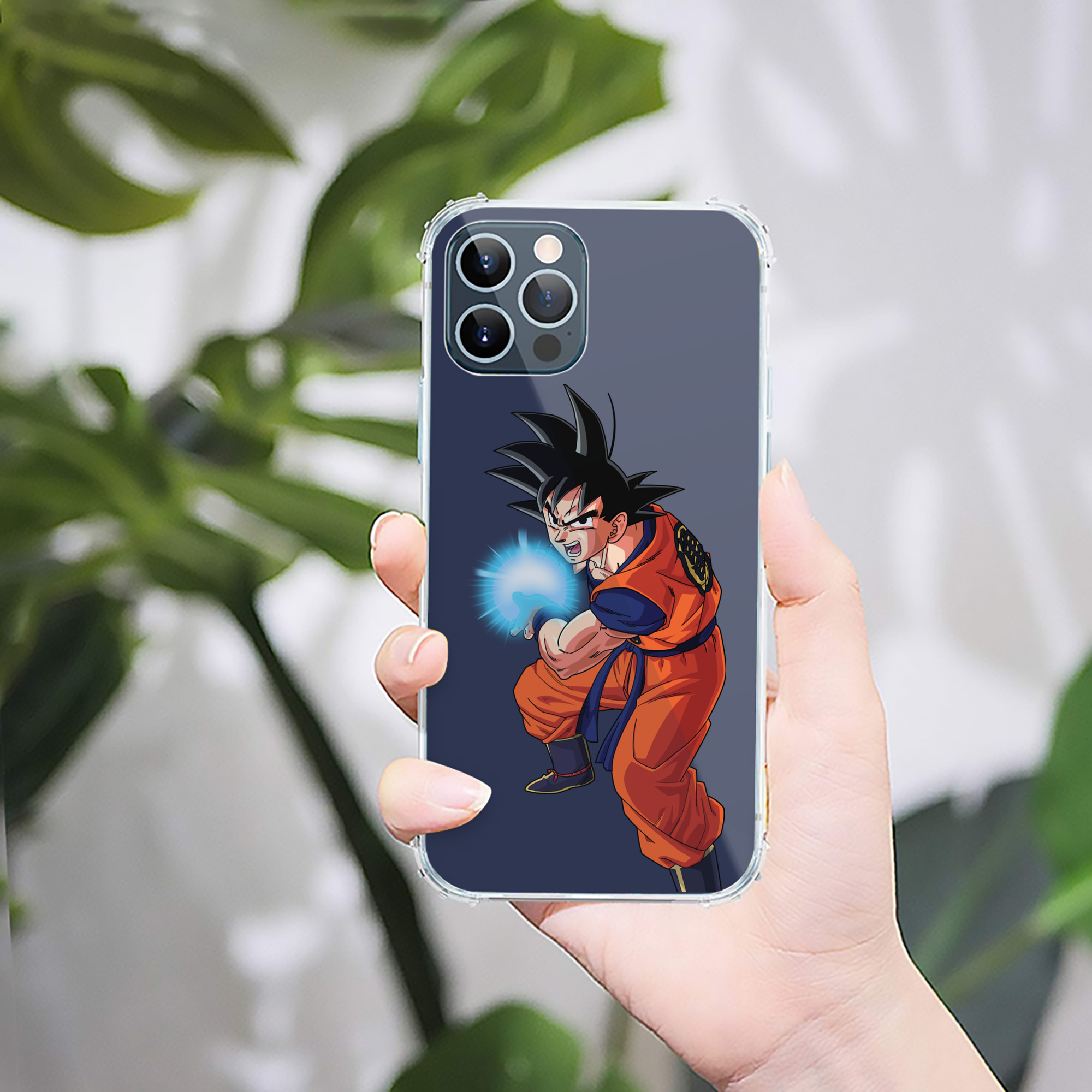（画像用） ドラゴンボール 孫悟空（そん ごくう）Son Goku カカロット DRAGON BALL Kakarotto 【iPhone 12シリーズ対応】透明スマホケース（クリアソフトケース）